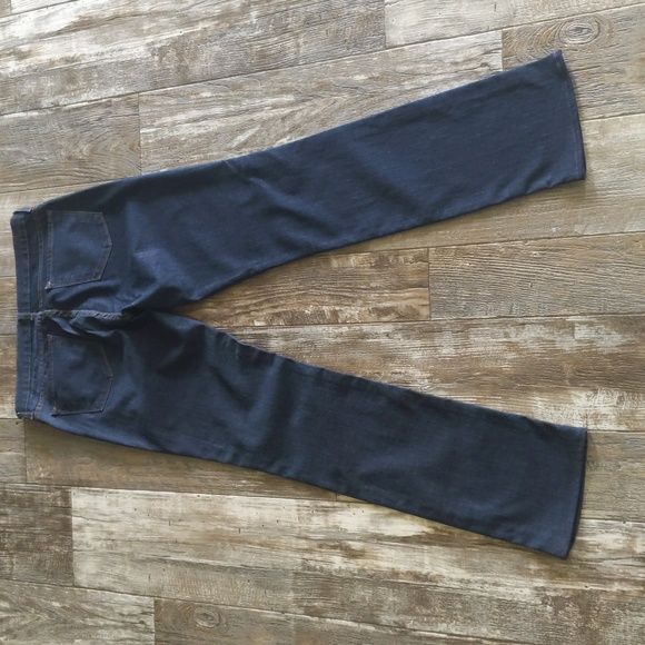 J Brand "Cigarette Leg" straight jeans style #814C032 pure darkwash 31x34.5L - Picture 7 of 13